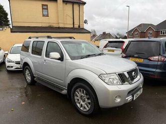 2014 14 nissan pathfinder 2.5 dci 190 tekna 4wd silver diesel 4x4 7 seater
