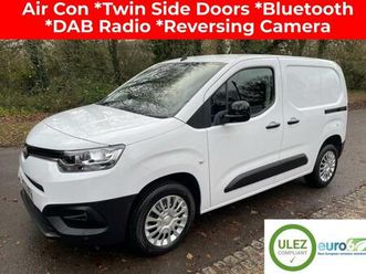 2023 toyota proace city 1.5d icon panel van with twin side loading doors euro 6 panel van diesel ...