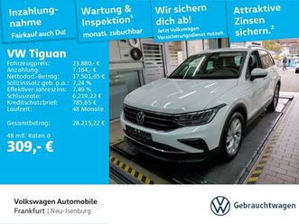 tiguan 1.5 tsi united navi spurhalteassistent sprachbedienung dab+