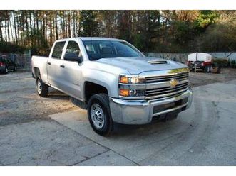 2017 chevrolet 2500hd, duramax, diesel, crew, rwd, silver, 11,000 mile