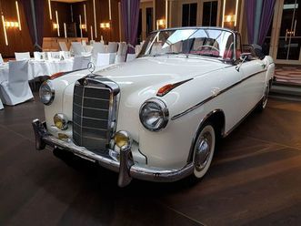neuwagenzustand mercedes ponton 220 s cabriolet 01.05.57 top