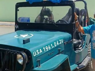 ford jeep willys 1952 100% original cj-3a / cj-3b