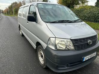 toyota hiace 2007 (87,000 miles)