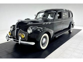 1940 pontiac deluxe silver streak superior hearse