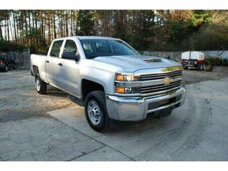 2017 chevrolet 2500hd, duramax, diesel, crew, rwd, silver, 11,000 mile