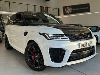 2018 land rover range rover sport 5.0 v8 svr