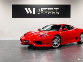 ferrari 360 modena v8 3.6 400 immat france sièges racing carbone arceau cuir jantes challenge