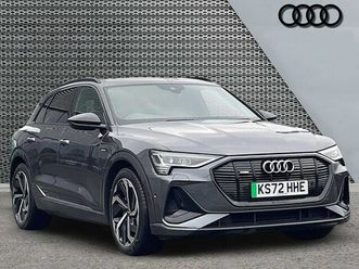 audi e-tron black edition 55 quattro