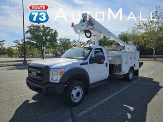 2012 ford f-550 super duty 35 ft bucket truck only 78k mil
