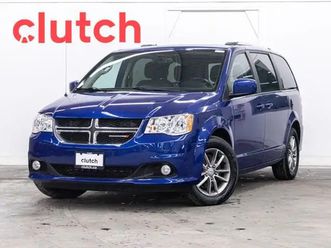 2018 dodge grand caravan crew plus w/ heated front seats, blueto