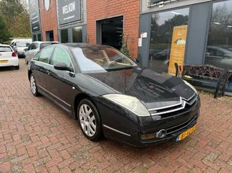 citroen c6 2.7 hdif v6 exclusive aut, leer