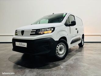 peugeot partner fourgon m 800kg electrique 136ch batterie 52 kwh 2 places