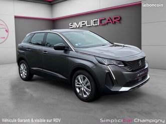 peugeot 3008 130ch ss eat8 active pack 1 ère main suivie peugeot