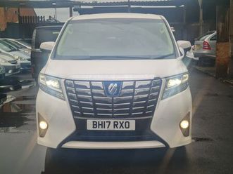 2017 toyota alphard executive lounge mpv fwd