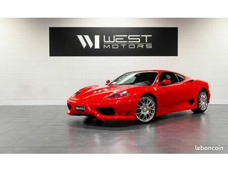 ferrari 360 modena v8 3.6 400 - immat france / sièges racing carbone / arceau cuir / jantes challenge / carbone