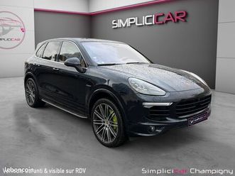 porsche cayenne 3.0 v6 416 ch s e-hybrid - entretien porsche - toit ouvrant