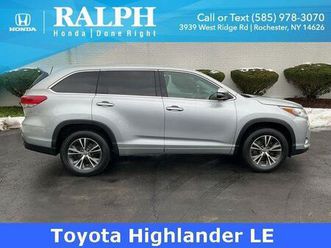 used 2018 toyota highlander le
