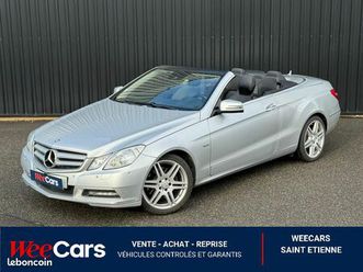 mercedes classe e cabriolet 3.5 350 v6 306 blueefficiency executive 7g-tronic bva