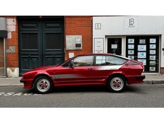 1984 alfa romeo gtv rouge manuel, 5 vitesses conduite à g...