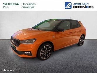 skoda fabia 1.0 tsi 116 ch evo 2 dsg7 monte-carlo