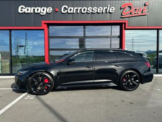 rs6 avant 4.0 tfsi v8 quattro vh suisse, garantie usine