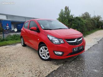 opel karl 1.0 75cv cosmo / moteur a chaine de distribution / climatisation / vitres et retroviseurs electrique / poste radio usb et auxilaire / bluetooth / regu