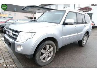 mitsubishi pajero 3.2 di-d 170ch - 2ème main - historique d'entretien complet - 4x4 - bva - toit pano - attelage - 7 places - 150000km