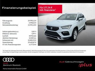 seat ateca 1.5 tsi act xperience+navi+led+kamera+ambi