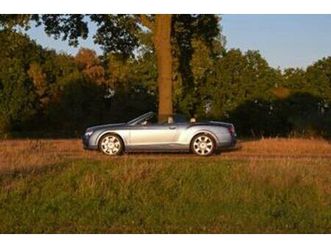 bentley continental gtc 6.0 w12 silverlake blue 82.987km y07 — bentley — marktplaats