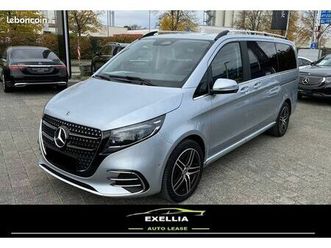mercedes benz classe v 300 d 237 ch amg line long 8 places, camera 360, attelage, portes électriques tva récupérable