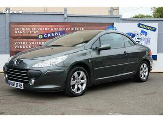 peugeot 307 cc 1.6 16v 110 sport 1ère main - 39 660 km