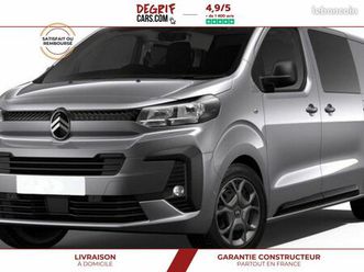 citroën jumpy cab approfondie xl bluehdi 180 s&s eat8 5pl + pack premium connect + plancher bois ...