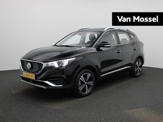 mg zs - ev luxury 45 kwh aut. | panoramadak | leder| stoelverwarming | apple carplay/android auto