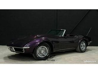 chevrolet corvette c3 boite méca widebody v8 big block - française