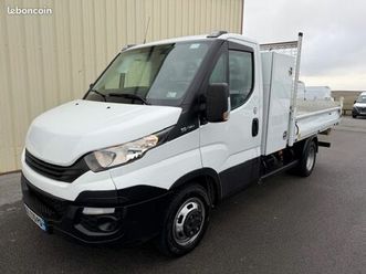 21990 ht - iveco daily benne coffre roues jumelées 35c14 pack clim 2,3 l - 08/2018 - 78500 kms