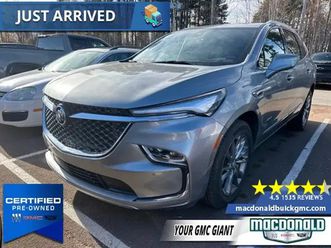 2024 buick enclave avenir - certified - moonroof - $355 b/w