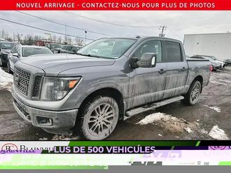 2018 nissan titan crew cab 4x4 camera recul mags sieges chauffan
