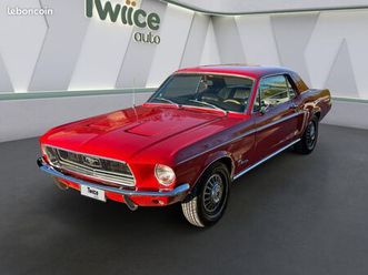 ford mustang 289ci - v8 4.7l 191cv - moteur code 'c' - candy apple red - très sain