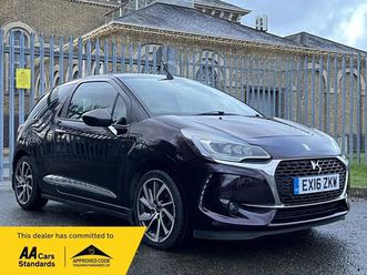 2016 ds ds 3 cabrio 1.2 puretech prestige