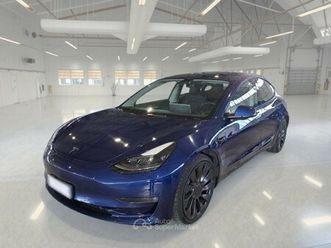 tesla model 3 75 kwh performance dual motor 4wd 4 porte berlina