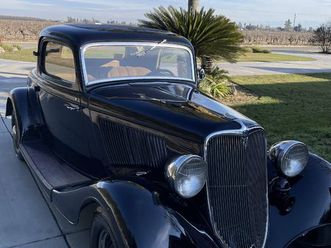 beautifully preserved 1933 ford model 40 3-window coupe with all-original steel body