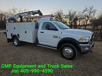 2018 dodge ram 5500 5000lb crane pto air 11ft mechanics service bed tr