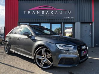 audi a3 sportback 2.0 tdi 184ch s line quattro * toit ouvrant / virtual cockpit *