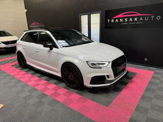 audi rs3 sportback 2.5 tfsi 400 cv s tronic 7 quattro + carplay + kit maxton + jantes oz + b&o + toit ouvrant + matrix