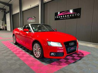 audi a5 cabriolet v6 3.0 tdi 240 cv quattro s line s tronic + bluetooth + sièges chauffants + radar avant/arrière