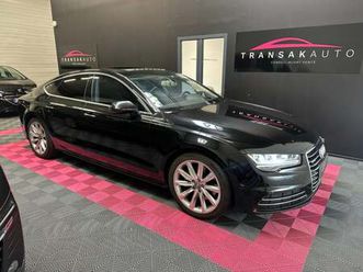 audi a7 sportback v6 3.0 tdi 218 cv quattro avus s tronic 7 + bose + sièges ventillés chauffants + keyless + caméra 360 °