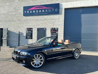 bmw m3 cab e46 m smg 343 cv + carbonschwartz + suivi entretien complet