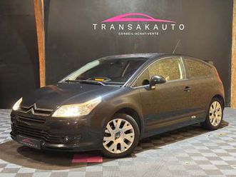 citroen c4 coupe 2.0i 16v 180ch vts / courroie de distribution neuve / sièges chauffants / sellerie cuir marron