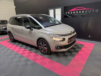 citroen grand c4 spacetourer puretech 130 s&s eat8 shine + carplay + caméra de recul + hayon électrqiue + gps + bluetooth