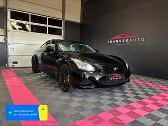 infinti g37 cabriolet 3,7 v6 cuir chauffant/bose/camera